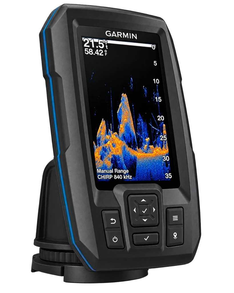 Garmin STRIKER Vivid 4cv Fishfinder mit Farbdisplay und Bedienfeld