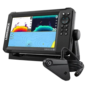 Lowrance Eagle Eye 9 Live Echolot mit 9-Zoll-Display und Eagle Eye Live Geber