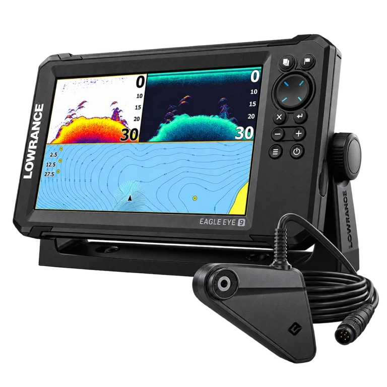 Lowrance Eagle Eye 9 Live Echolot mit 9-Zoll-Display und Eagle Eye Live Geber