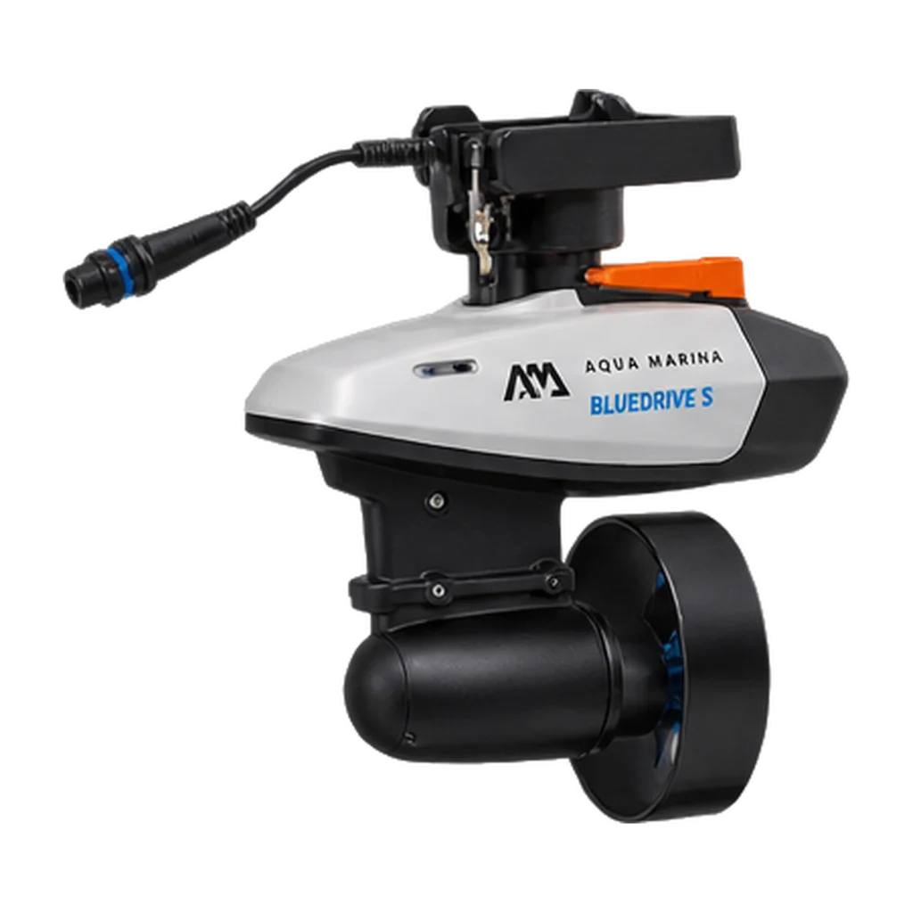 Aqua Marina BlueDrive S elektrischer Wasserantrieb für Kajak und SUP freigestellt dargestellt