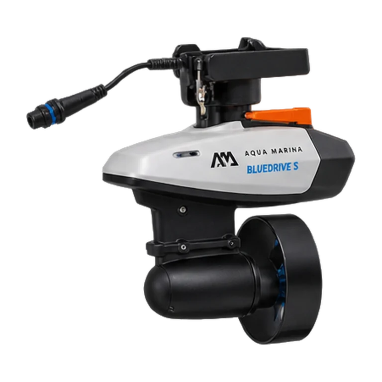 Aqua Marina BlueDrive S elektrischer Wasserantrieb für Kajak und SUP freigestellt dargestellt
