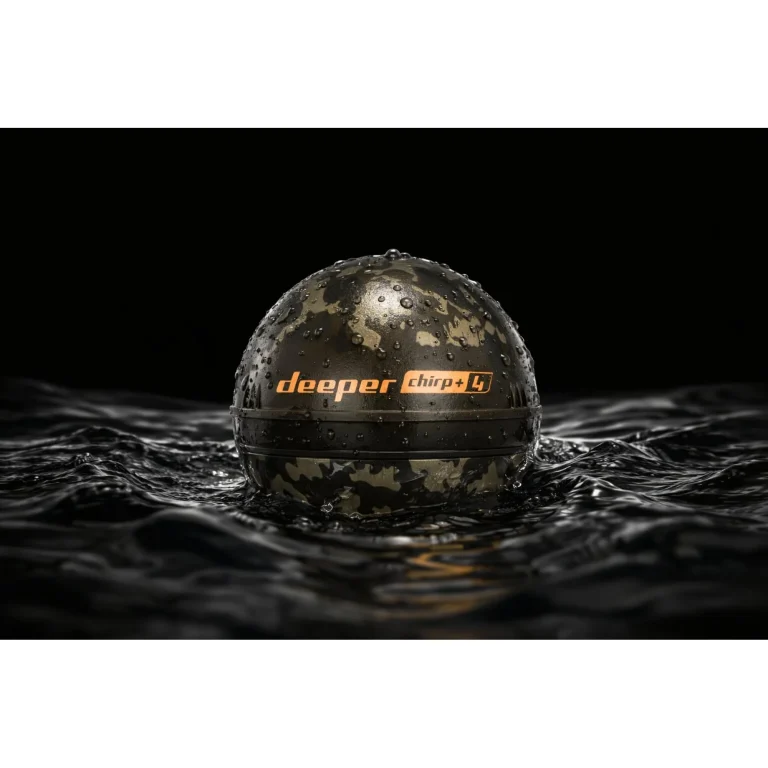 Deeper CHIRP+ 4 mobiler Fishfinder mit GPS und CHIRP-Sonar