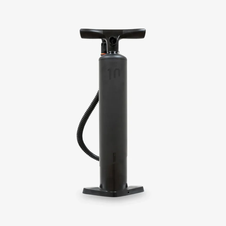 Decathlon Handpumpe Kajak 10 PSI mit Schlauch und Standfuß