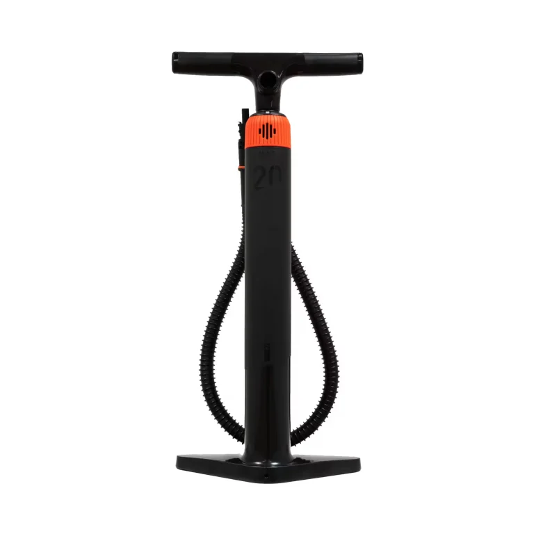 Decathlon kompakte Doppelhubpumpe 20 PSI mit Standfuß und Schlauch