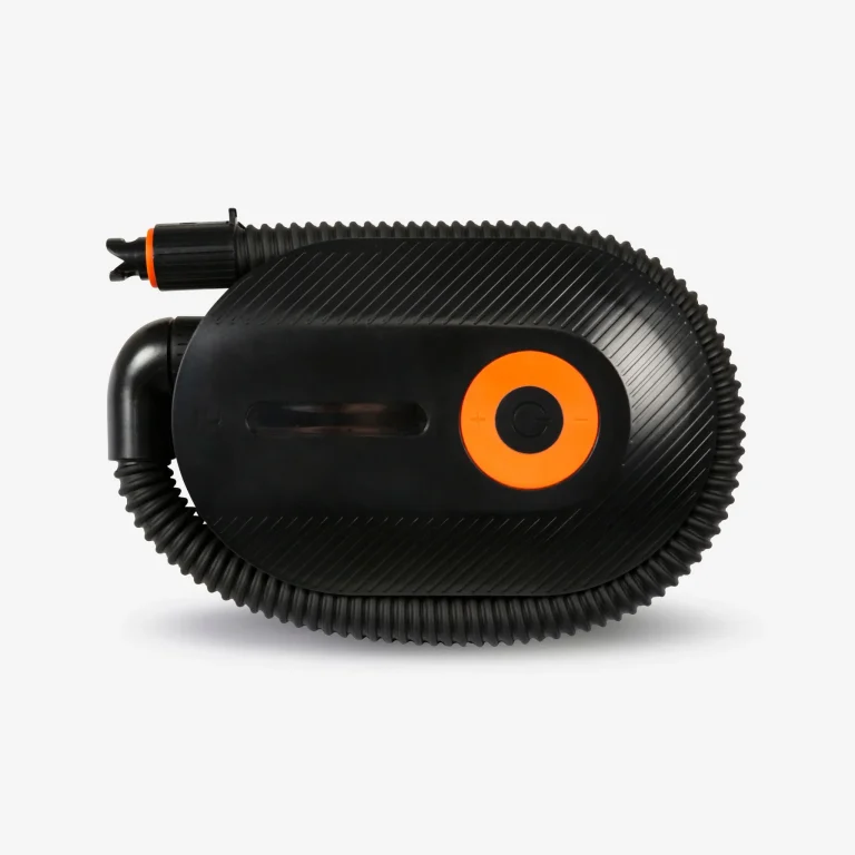 Decathlon PEHP100 20 PSI Elektropumpe mit Schlauch und Ventiladaptern