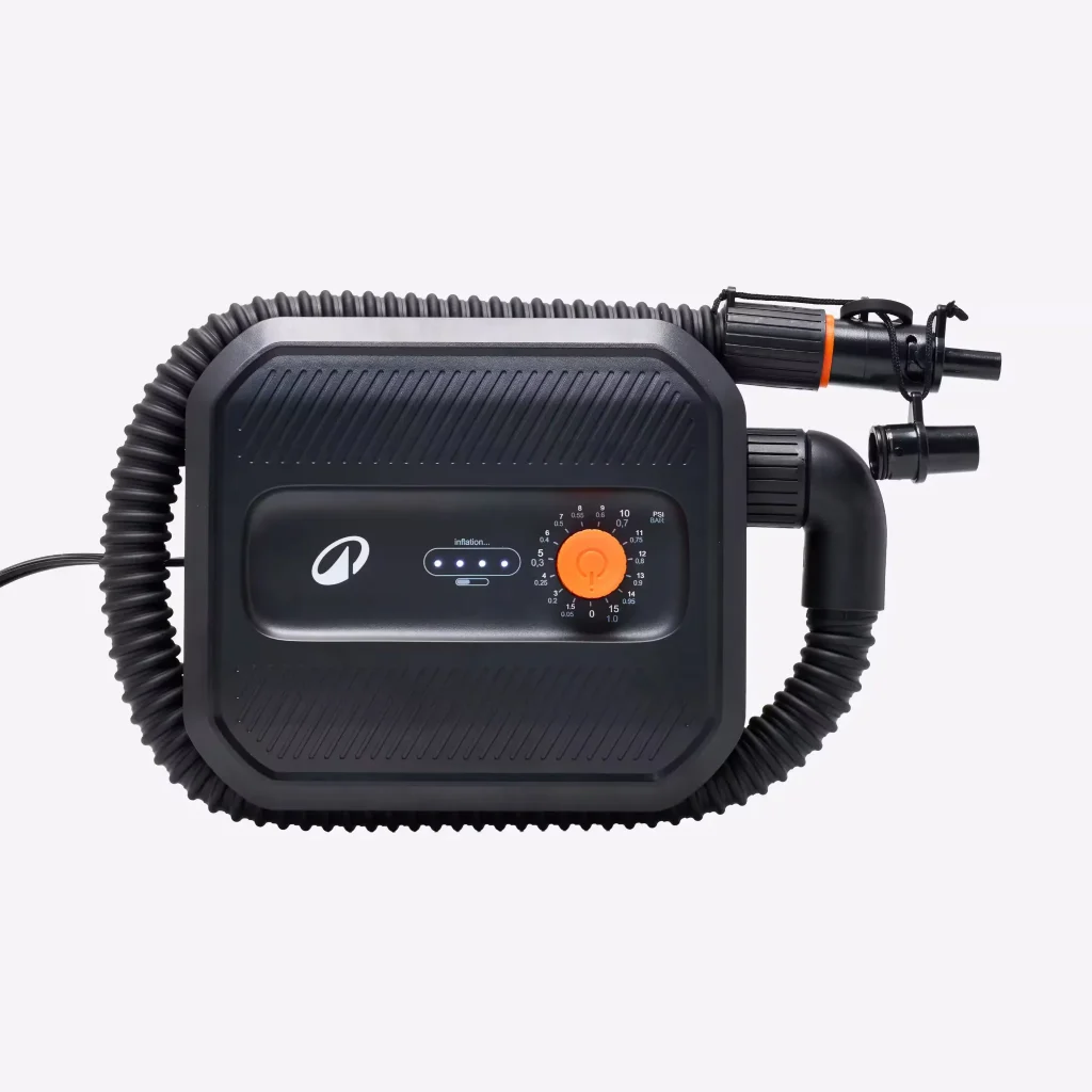 Decathlon PEHP50 15 PSI Elektropumpe mit Schlauch und Druckregler