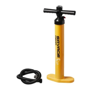Savage Gear Hand Pump 29 PSI Doppelhubpumpe mit Schlauch
