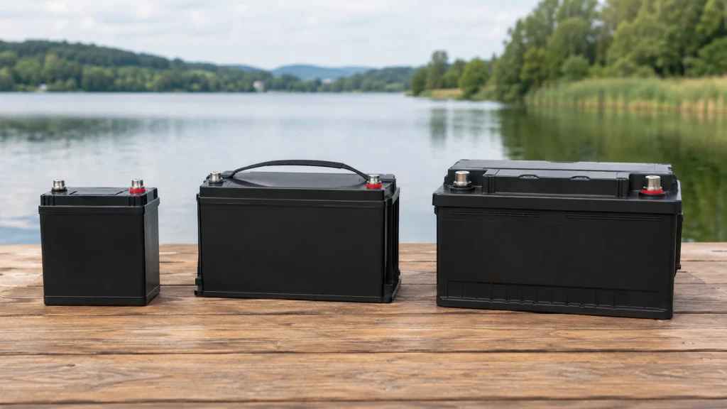 Vergleich unterschiedlich großer 12-V-LiFePO4-Batterien der 20-Ah- und 100-Ah-Klasse für Angelkajak und Elektromotor